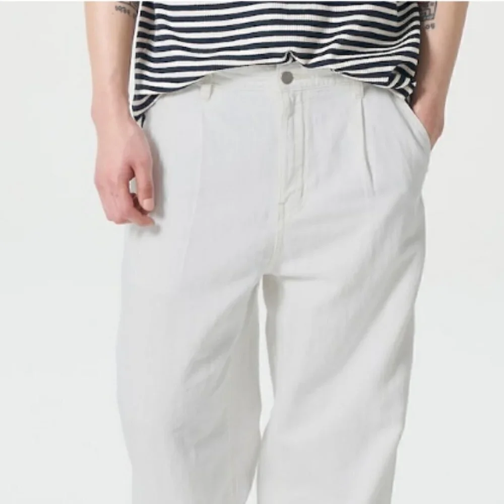 8 Seconds Wide Men's' Pants Ivory Color size 70